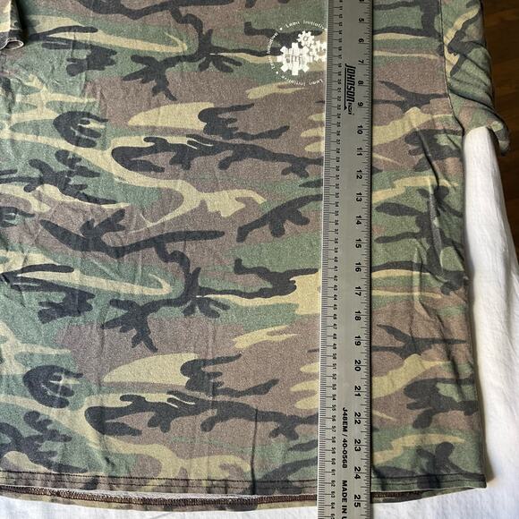 Port & Company Women’s Short Sleeve T-shirt size L,Camo Green,Go Lean Or Go Home - Picture 4 of 8